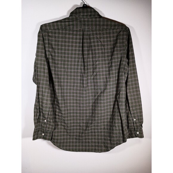 Ralph Lauren Green Plaid Long Sleeve Button Down Collared Dress Shirt Size  L - Picture 6 of 6